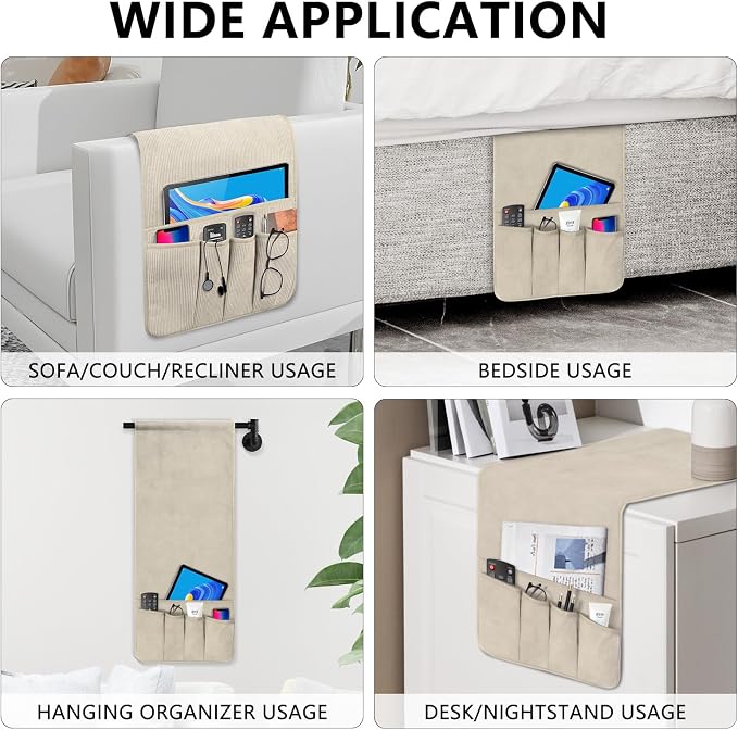 Remote Control Holder, Anti Slip Armchair Caddy Couch Caddy - Image 4