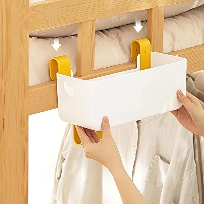 Bunk Bed Shelf for Top Bunk Plastic Bedside Shelf Accessories for Kids Bunk Bed - Image 4
