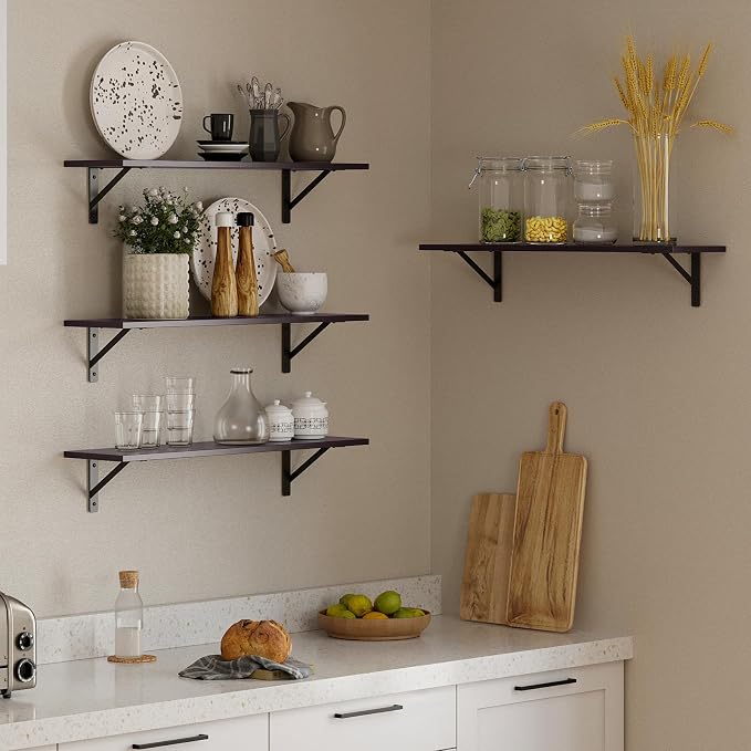 Wall Shelves, 23.6" Long Floating Shelves - Image 2