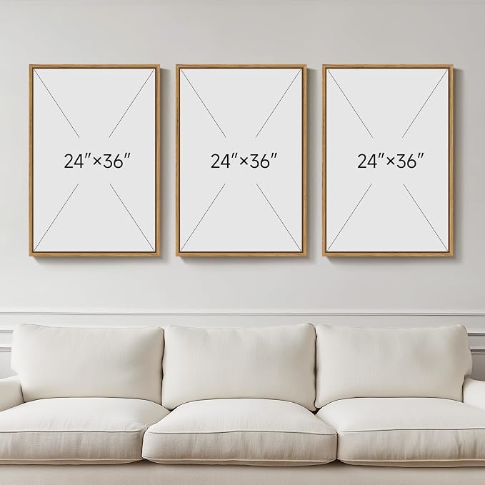 Large Neutral Abstract Canvas Wall Art - Image 8