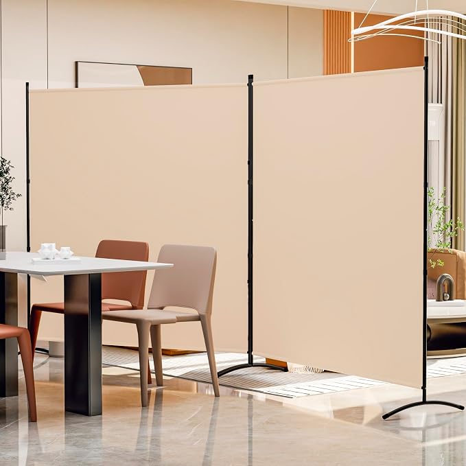 2 Panel Large Room Divider, Folding Privacy Screens by YASRKML