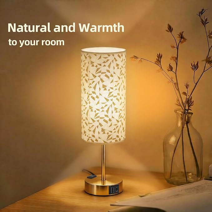 Table Lamp for Nightstand, High-Sensitivity Touch, 3-Level Dimmable Bedside Lamp - Image 8