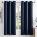 Deconovo Blackout Curtains for Bedroom and Living Room 63 Inches Long | Black by Unknown