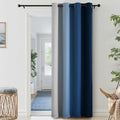 SimpleHome Blue to White Ombre Room Darkening Curtains 84 inches, 1 Panel | by SimpleHome
