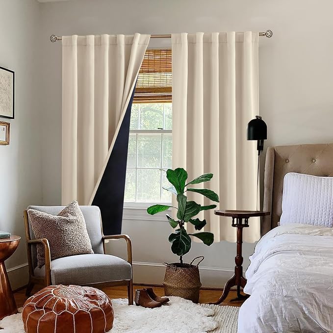 BGment Champagne 100% Blackout Curtains - Image 9