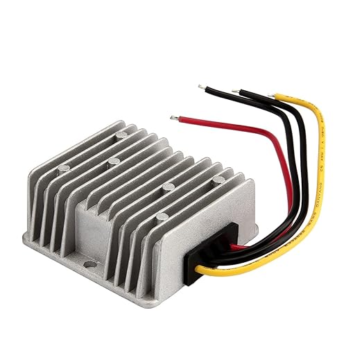 DC Voltage Reducer DC 36V Step Down to 12V 10A 120W Voltage Regulator Power Converter Waterproof Module Transformer for Golf Cart Club Car