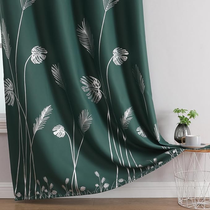 Green Room Darkening Curtains 63 Inches Long - Image 7