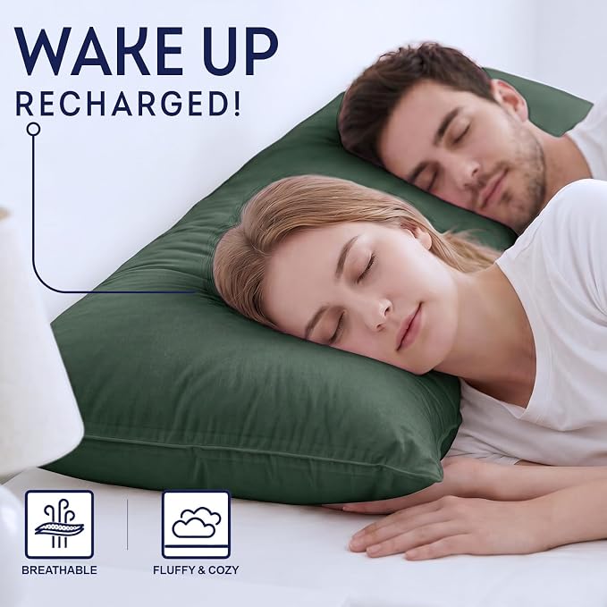 DOWNCOOL Large Body Pillow Insert- Breathable Full Body Pillow - Image 7