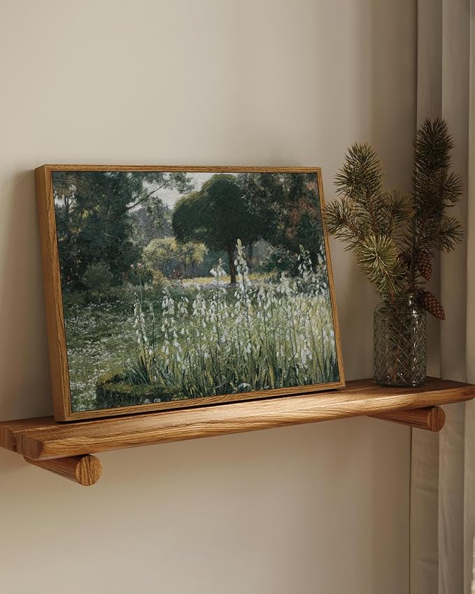 InSimSea Framed Canvas Wall Art, Bathroom Pictures Wall Decor, Spring Landscape - Image 2