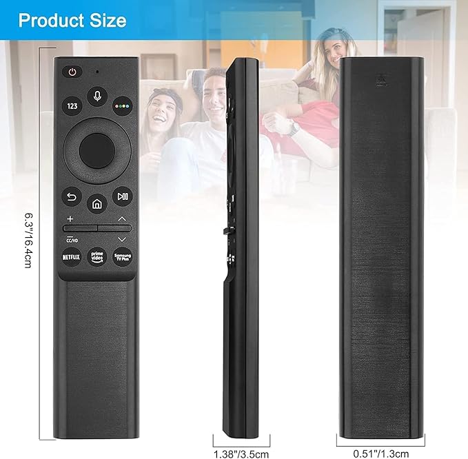 Universal Replacement Remote BN59-01357A fit for All Samsung Smart TVs Compatible with All Samsung QLED Series Smart TV [No Voice Function]