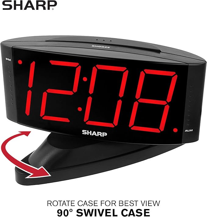 Sharp Outlet-Powered Alarm Clock - Image 4