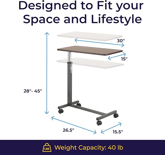 Drive Medical Overbed Table - Image 2