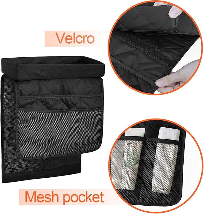 Couch Arm Tray-Couch Arm Cup Holder, Anti-Slip Chair Arm TV Remote Holder - Image 4