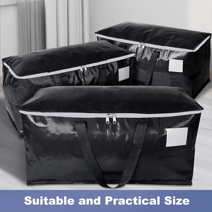 StorageRight Moving Bags, Moving Boxes, 93L 8-Pack Sotrage Bags Totes, - Image 5