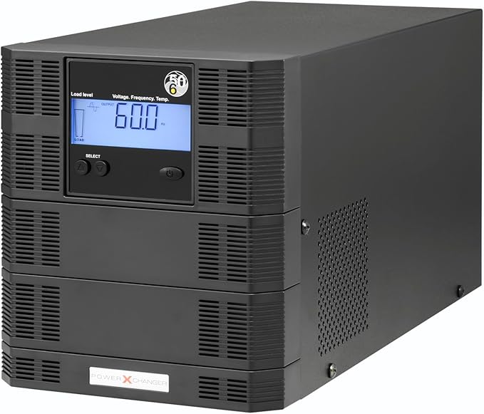 PowerXchanger EX Series Voltage & Frequency Converter, 900–2340W Pure Sine Wave Step-Down 200–240V 50Hz to 120V 60Hz, Lightweight Reliable Design, True Continuous Duty Transformer (2340, Watts)