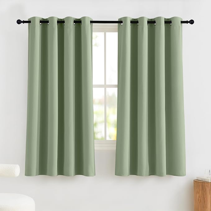 NICETOWN 100% Blackout Short Curtains - Image 8