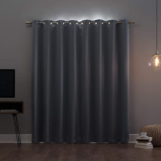 Sun Zero Nordic Theater Grade Extreme 100% Blackout Grommet Curtain Single Panel - Image 2