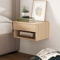 Nathan James Jackson Wall Mounted Floating Bedroom Nightstand by Unknown