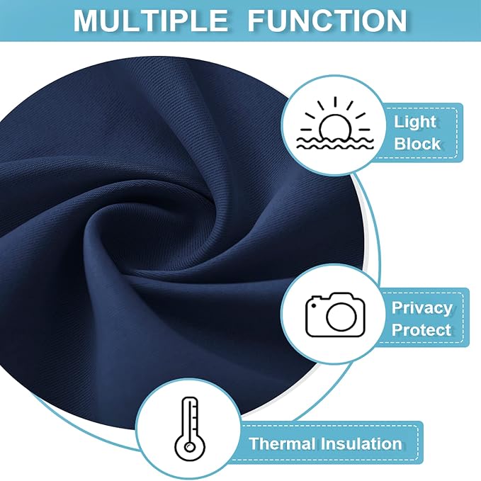RYB HOME Large Blackout Curtains - Image 6