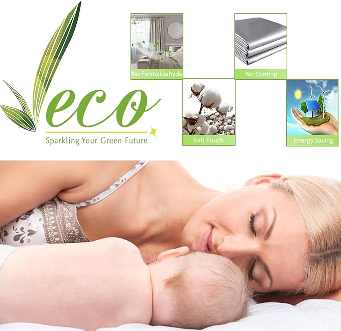 NICETOWN Moroccan Blue 100% Blackout Curtains 2 Panels - Image 7