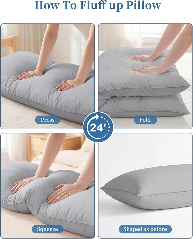YZ HOME Full Body Pillow Insert -Large Long Bed Pillow - Image 7