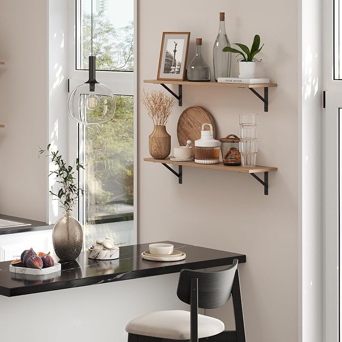 Long Wall Shelves, 31.5" Wall Mounted Shelves - Image 6
