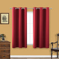 KOUFALL Christmas Red Curtains 42 x 54 Inch Long 2 Panels by KOUFALL