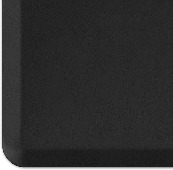 GelPro NewLife Designer Comfort Ergo-Foam Anti-Fatigue Kitchen Floor Mat, 20"x32", Leather Grain Jet