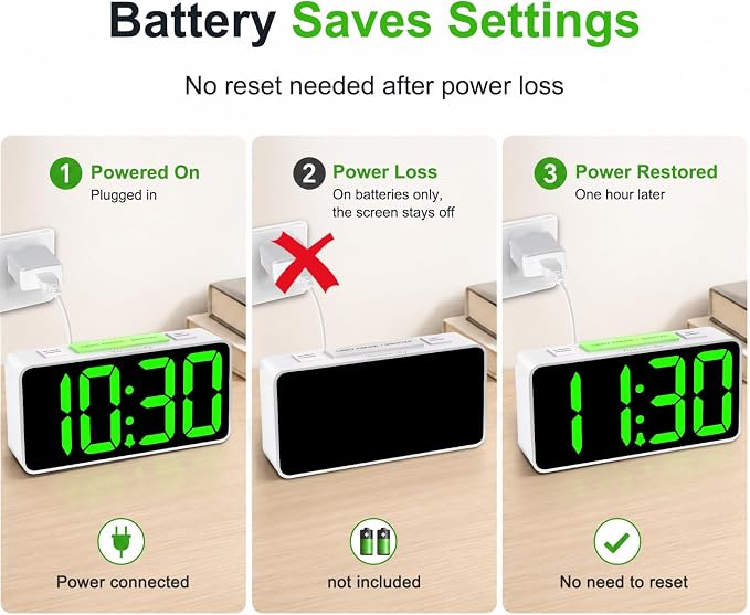 DreamSky Small Digital Alarm Clock - Image 7