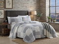 Chezmoi Collection Anderson 3-Piece Printed Patchwork Quilt Set, Lightweight by ChezmoiCollection