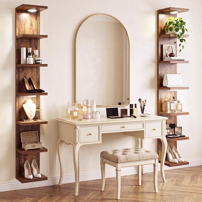 Fixwal 7 Tier Wall Shelf with LED Lights - Image 2
