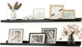 Black Floating Shelves for Wall Decor, 40 in Shelf by Unknown