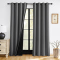 RYB HOME 100% Blackout Curtains by RYBHOME