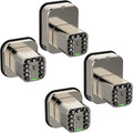Richelock IU52 Double-Sided Keypad Door Lock, All-Weather, Fully Waterproof Keyless Entry with Dual-Sided Programmable Codes, Same Key Both Sides for Outdoor, Indoor, Gate & Fence
