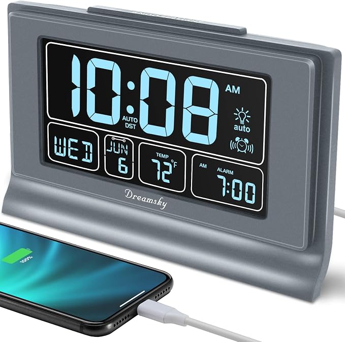 DreamSky Alarm Clocks for Bedrooms by DreamSky