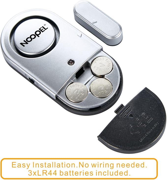 Door Alarms for Kids Safety, 6 Pack 120dB Pool Alarm Sensor for Doors and Windows, Window Alarms for Home Security, Burglar Intruder Entry Alert for Toddlers Personal Security