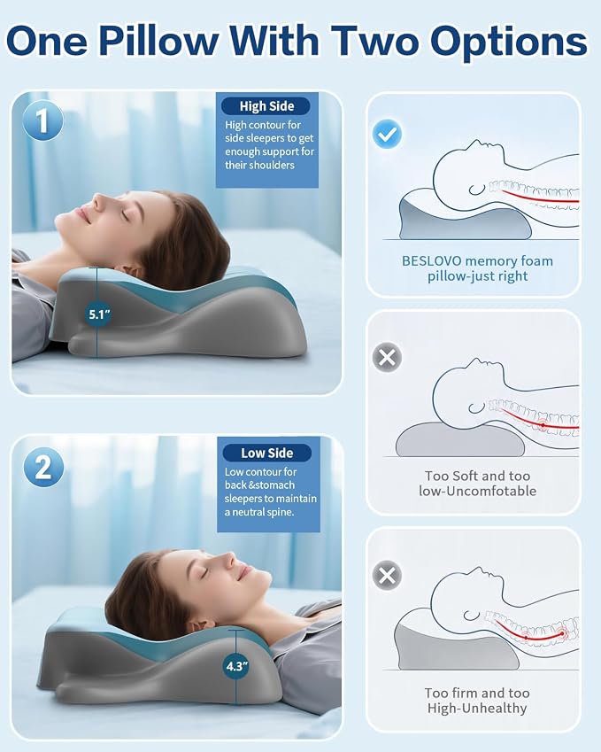 Cervical Neck Pillow for Pain Relief - Image 5