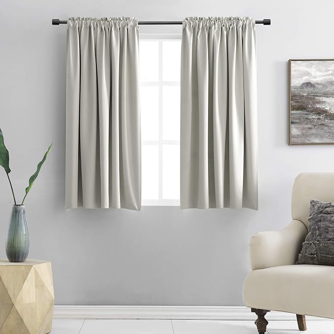 54 Inch Bedroom Curtains Panels by DONREN