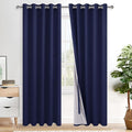 XWZO 100% Blackout Curtains 84 Inches Long by XWZO