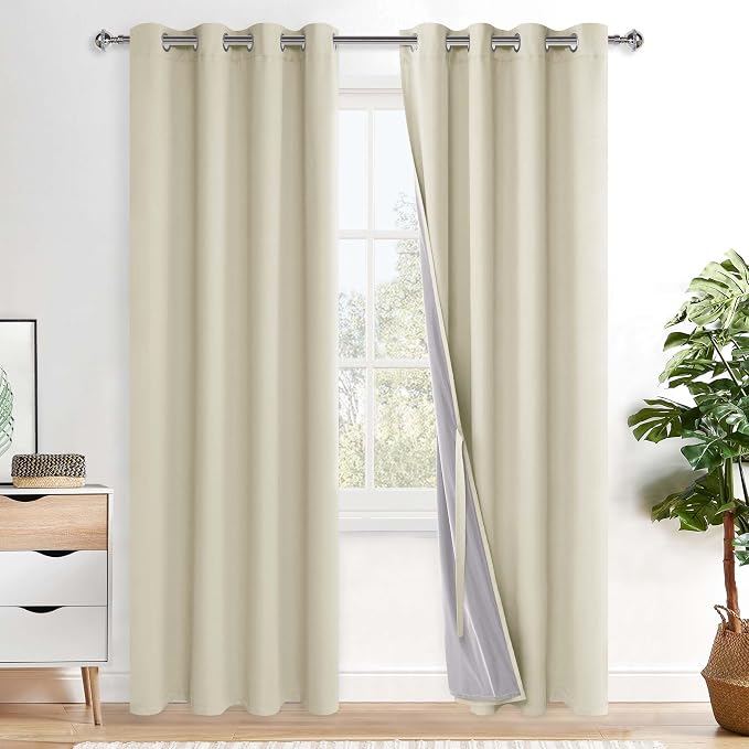 XWZO 100% Blackout Curtain Panels by XWZO