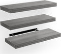 Amada 15.7" Floating Shelves for Wall Decor & Storage, Living Room, 22 lbs by AMADAHOMEFURNISHING