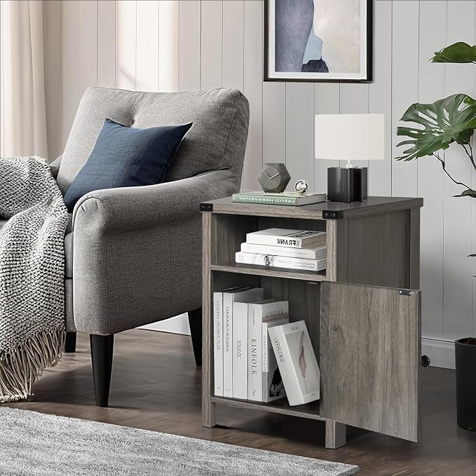 Farmhouse End Table, Nightstand - Image 5