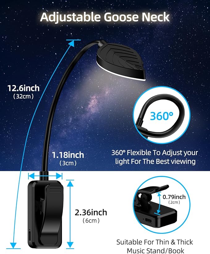 Rechargeable Book Lights for Reading at Night - Image 2