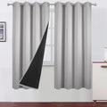 100% Blackout Curtains 52 x 72 Inch/Light Grey Curtains 2 Panels by Lemomo