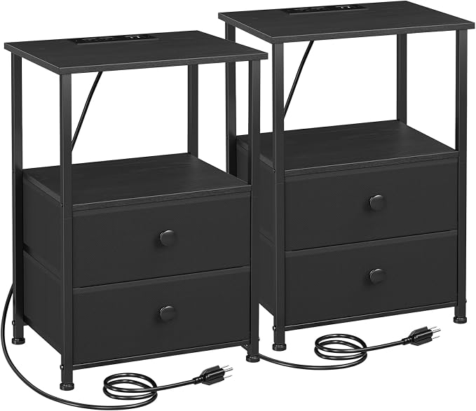 Night Stand, Nightstands Set of 2 by LOAKEKEL