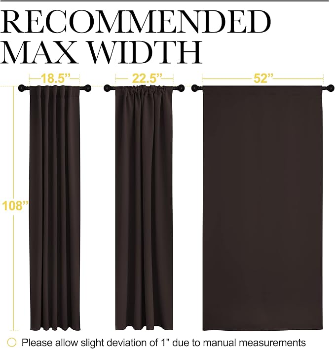 NICETOWN Window Curtains Blackout Panels - Image 7