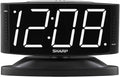 Sharp Digital Alarm Clock with Swivel Base by SHARP