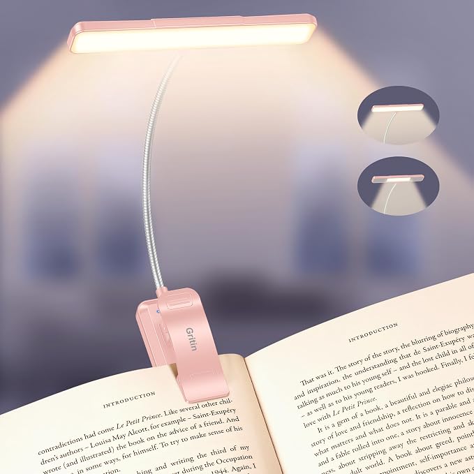 Gritin 2026 Gen 2 Book Light for Reading- 32 Eye Caring Full Spectrum LED | 5 by Gritin