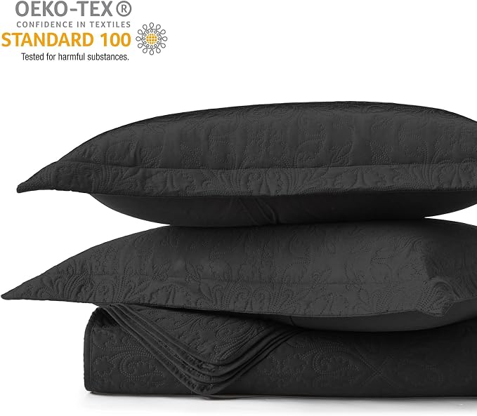 Hansleep Black Quilt King Size - Image 7