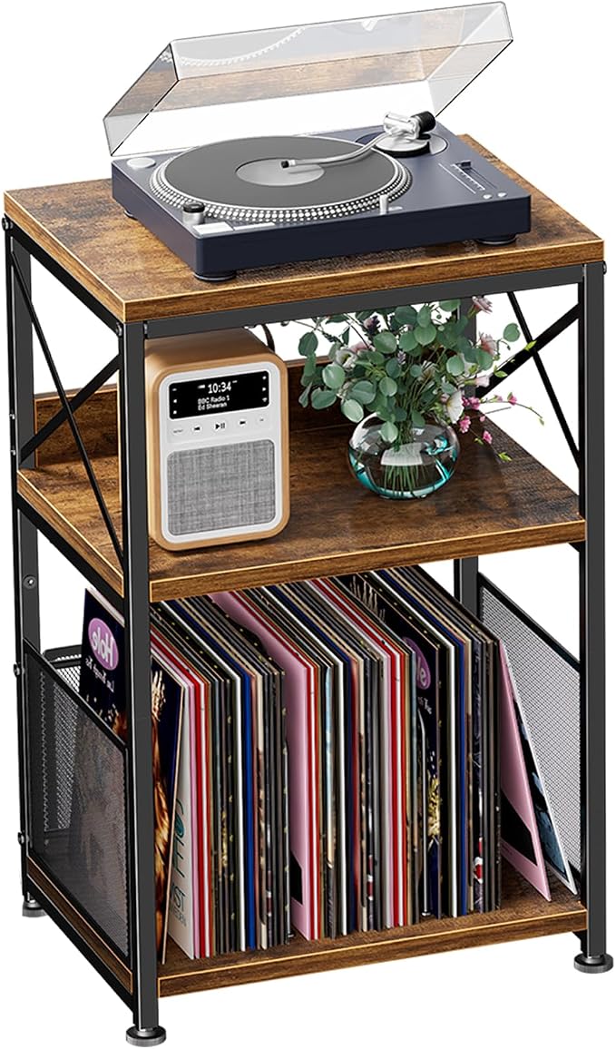 Simple Trending Record Player Stand, Turntable Stand - Image 8